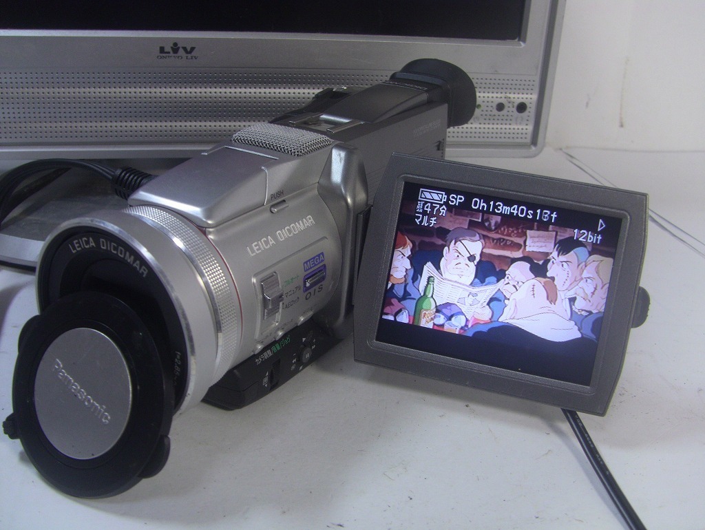 MiniDVテープ再生できます Panasonic MiniDVビデオカメラ NV-MX2500