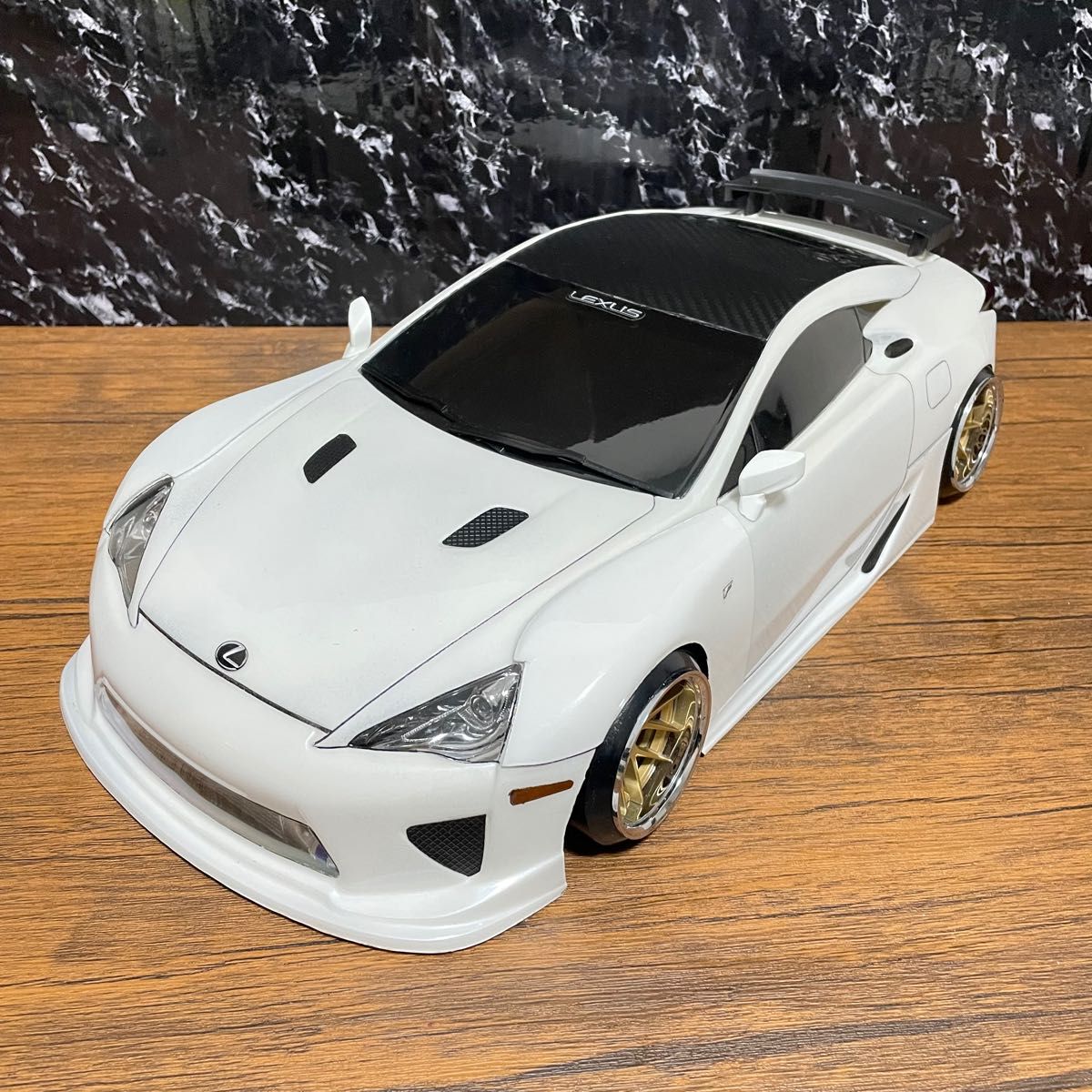レクサス LFA ドリフト 1/10 ラジコン ボディ rc ドリフト 塗装済み