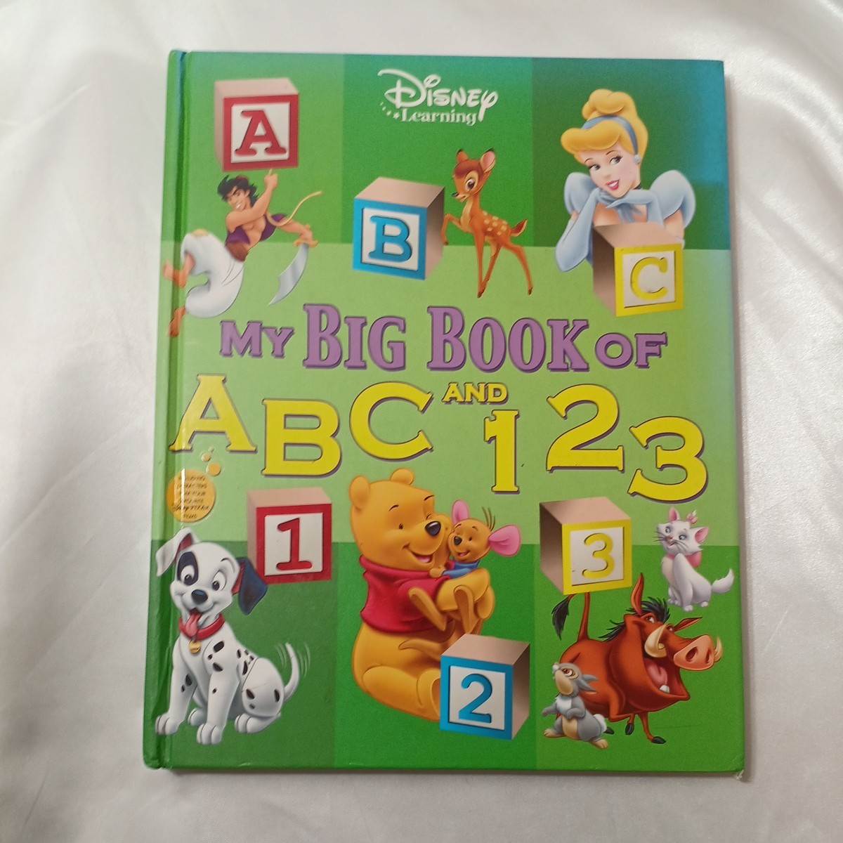 zaa-436 My Big Book of ABC 123 Disney ディズニー こども図鑑 物を