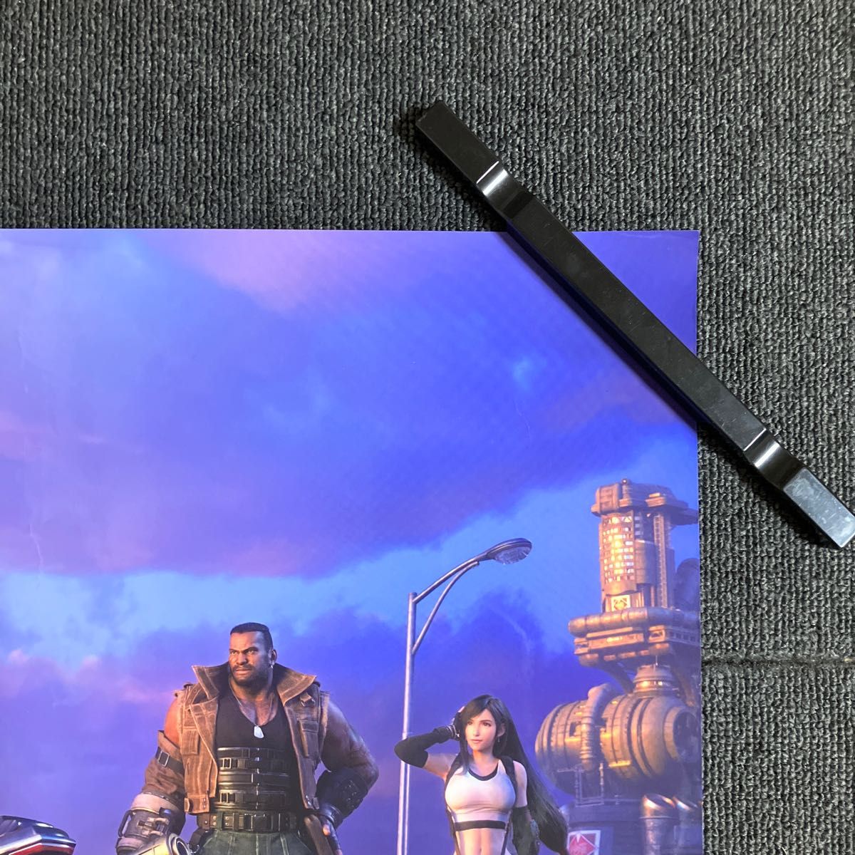 PS4『ファイナルファンタジーVIIリメイク』販促ポスター FF7 スクエニ