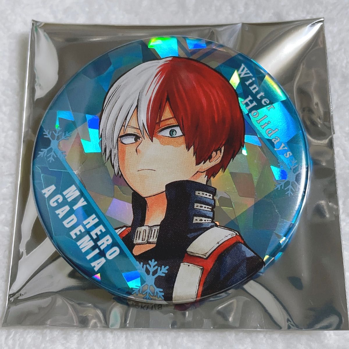 ヒロアカ 轟焦凍 RED 缶バッジ アップ 100点 ヒロアカ 轟焦凍 RED 缶