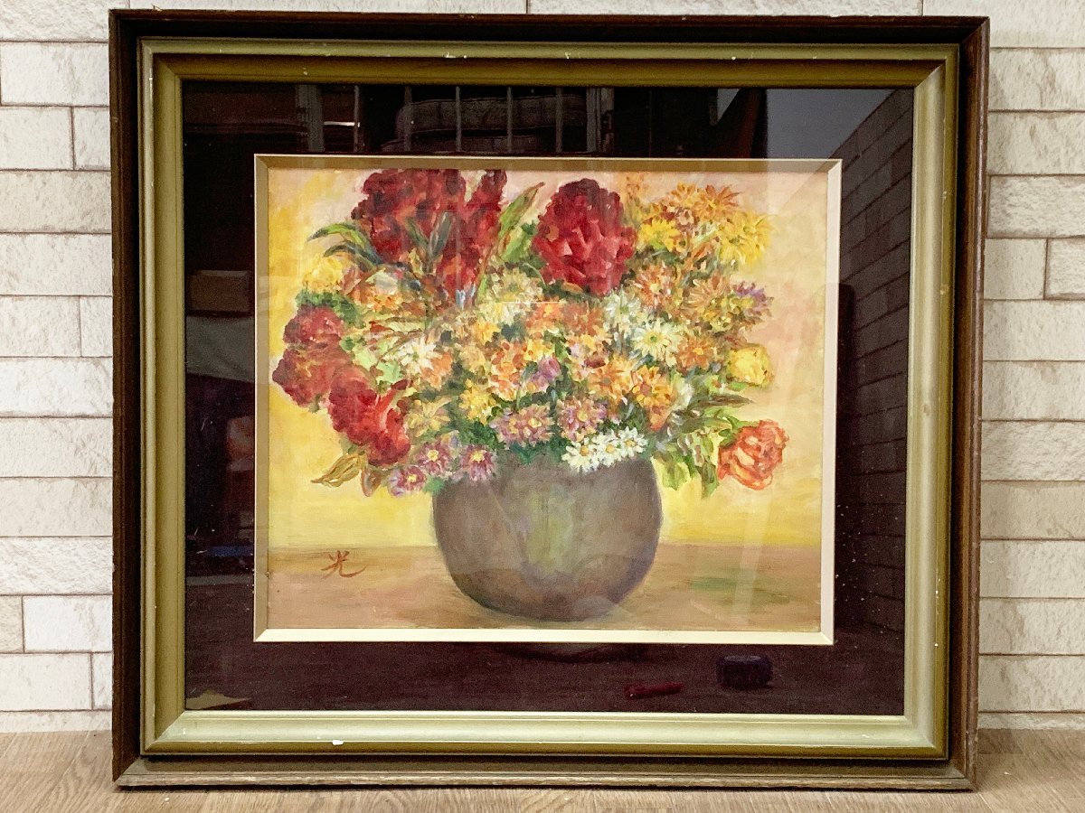 油絵 肉質画 作者不明 サインあり 油絵 肉質画 作者不明 サインあり