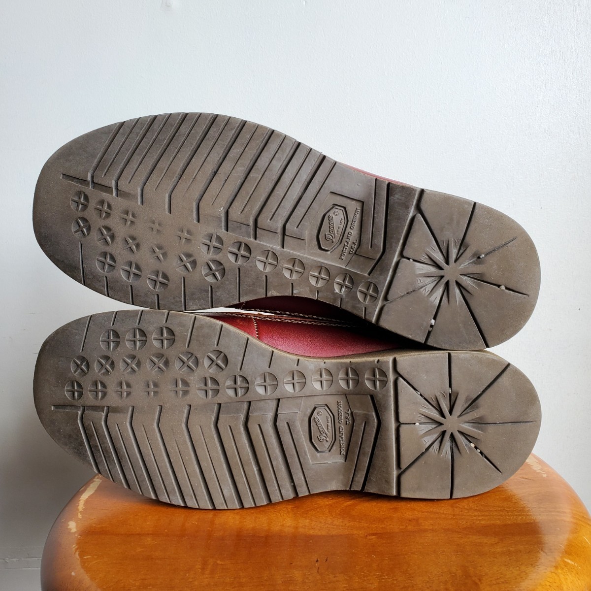 800 ダナー DANNER ダンキャット デッキシューズ 8 26㎝位 赤茶系