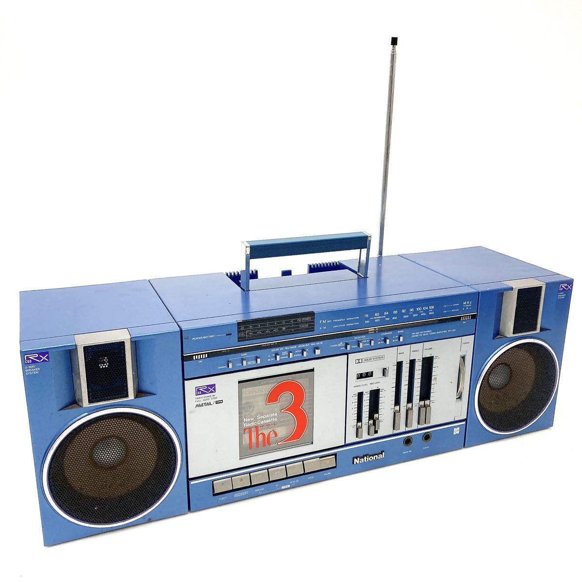 Yahoo!オークション - National ナショナル RX-C60 ラジカセ 昭和 レト