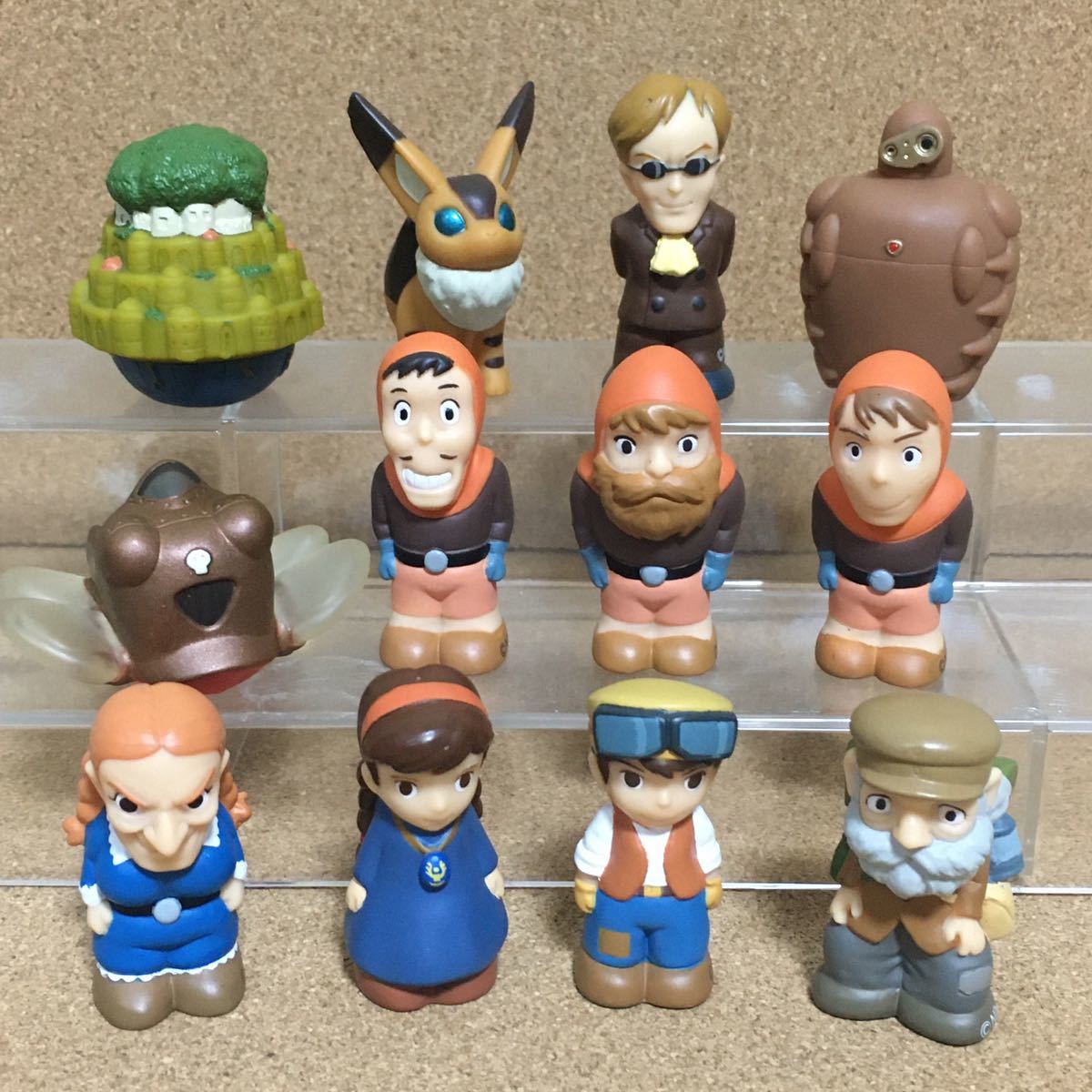 スタジオジブリ 天空の城ラピュタ ソフビ 指人形 12種 コンプリート