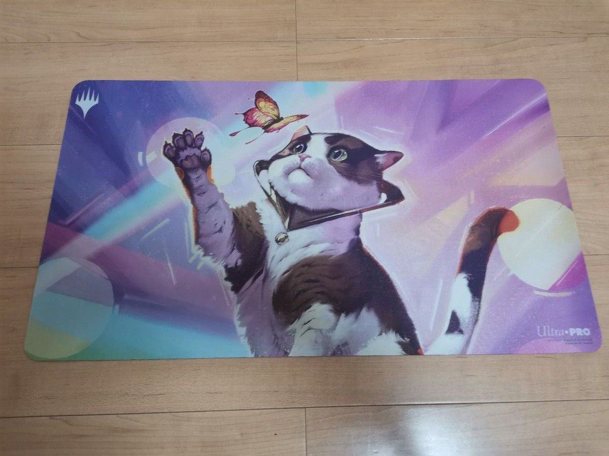 飢えたオオヤマネコ mtg プレイマット hungry lynx playmat 飢えた