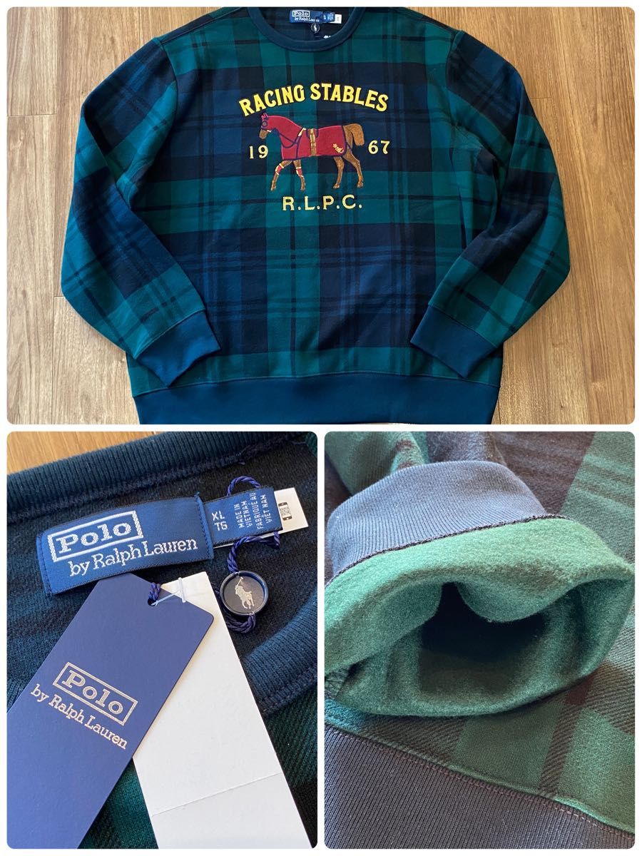 激レア】【希少サイズ】ポロラルフローレン スウェット ギンガム