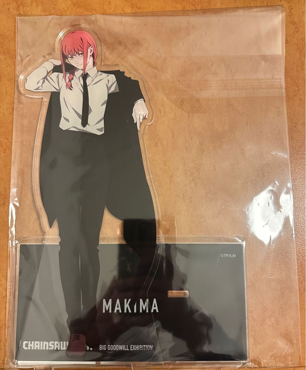 新品 チェンソーマン 大交流展 マキマ アクリルメガフィギュア ベース