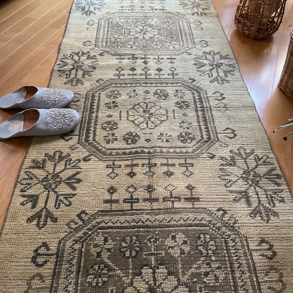 専用ページ 67×139 カーキベージュ 色褪せカラー トルコヴィンテージ