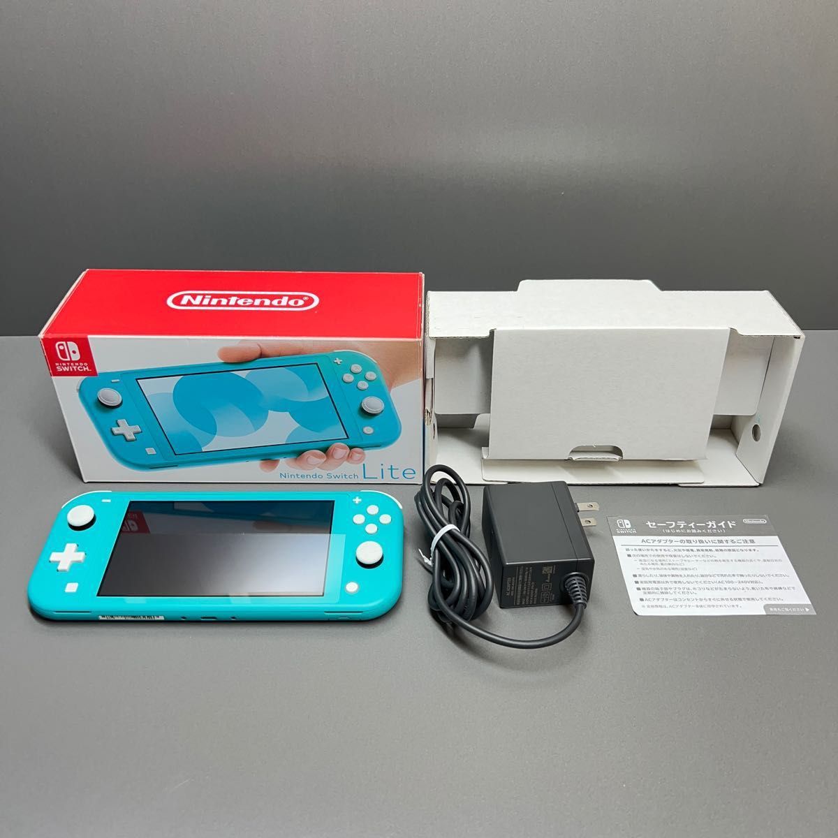 動作️⭕️】スイッチライト ブルー 純正充電器、箱有り 良品 Nintendo