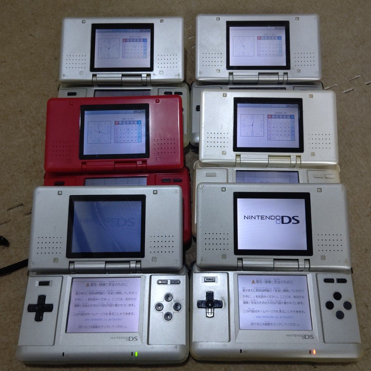 ジャンク ニンテンドーDS 6台セット 動作未確認 画面割れ ライン抜け