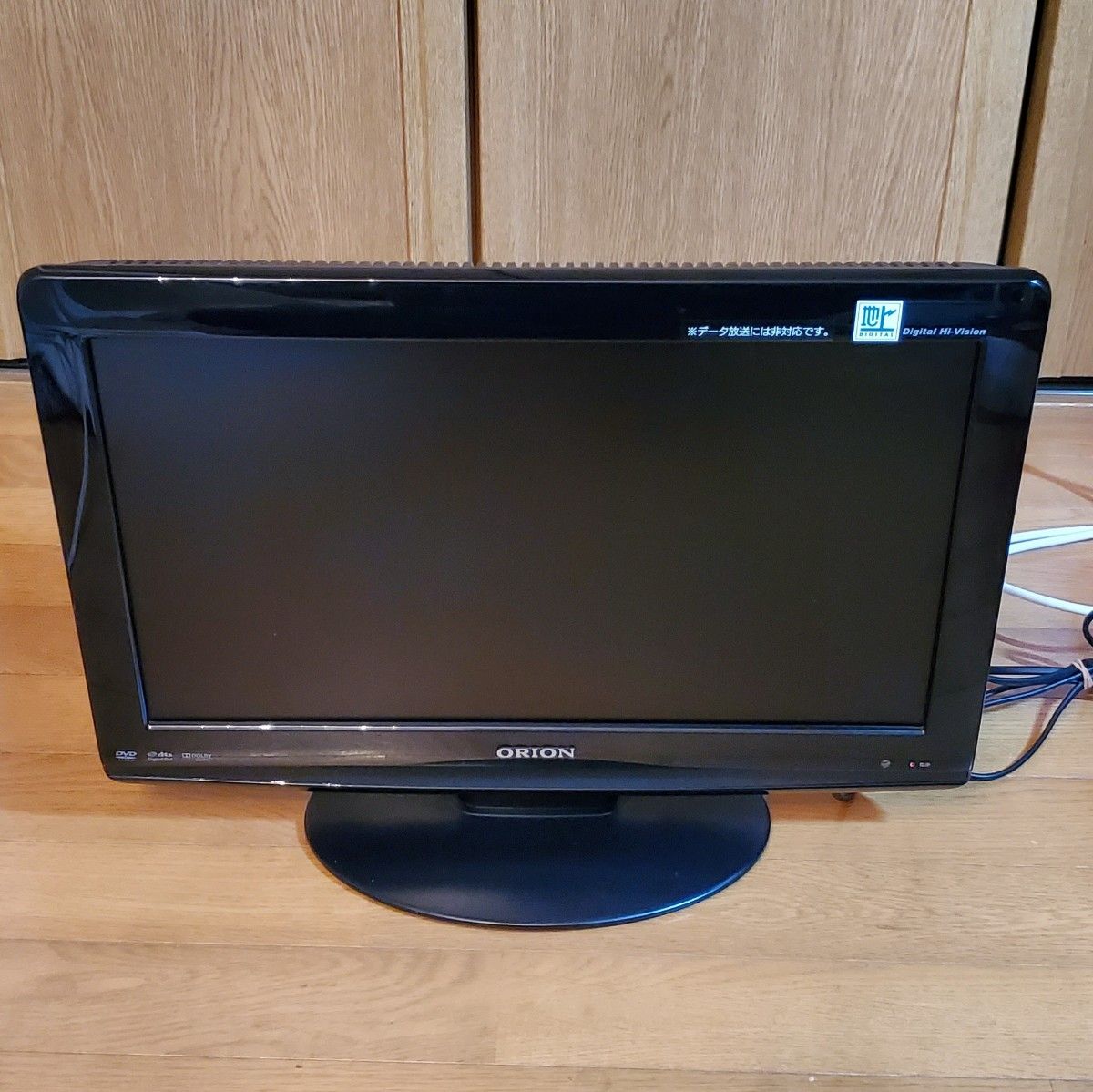 ORION 19型DVD内蔵液晶テレビ オリオン 2010年製 ブラック 家電品