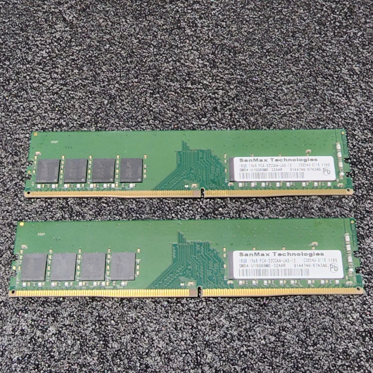 SanMax DDR4-3200MHz 32GB (16GB×2枚キット) SMD4-U16G88ME-32AAR 動作