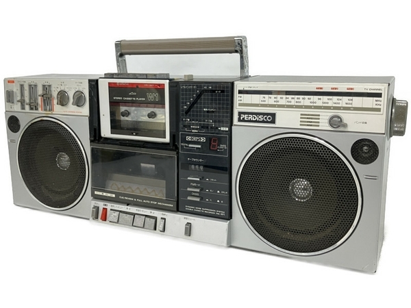 z716]HITACHI PERDISCO TRK-W1 ラジカセ z716]HITACHI PERDISCO TRK-W1