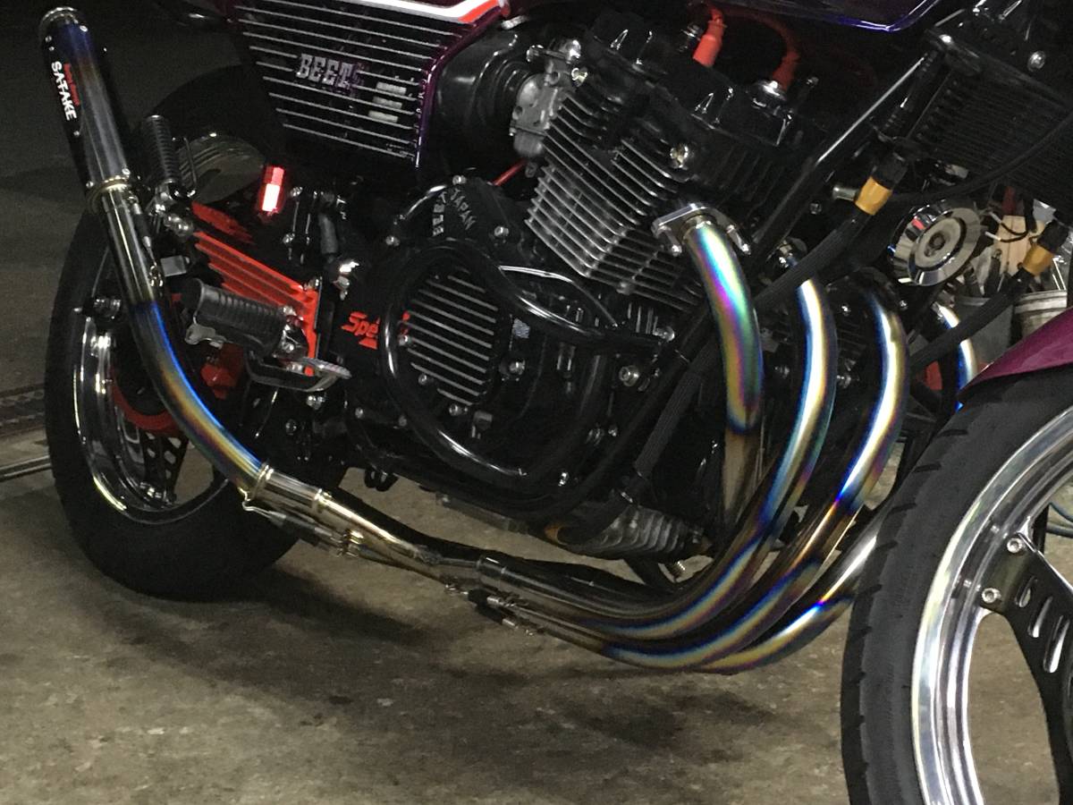 サタケマフラー CBX400F用 11/10まで限定値段 サタケマフラー CBX400F