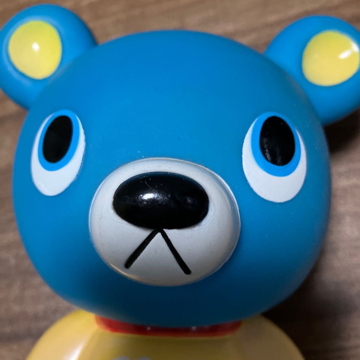 レアな チョコチップベア ソフビ 貯金箱 当時物 中古 汚れあります