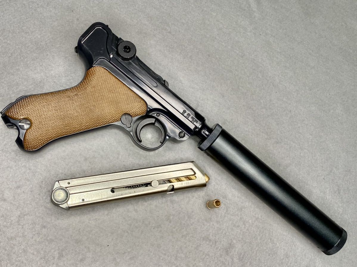 送料無料 完動美品 未発火 MGC ルガー P08 樹脂製 SPG モデルガン