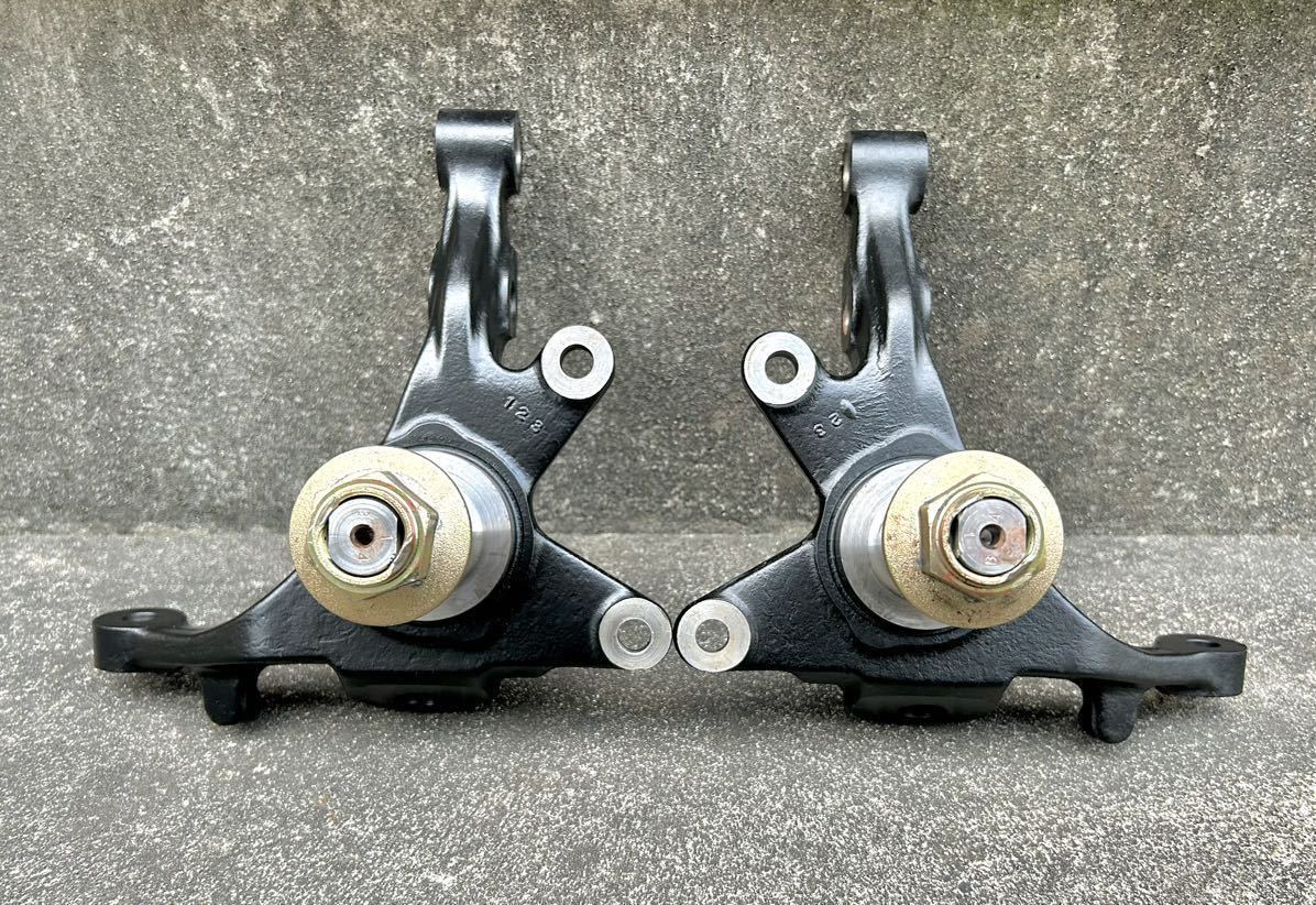 S14シルビア フロントナックル 左右 ABS無車 ドリフト 加工ベース 切角