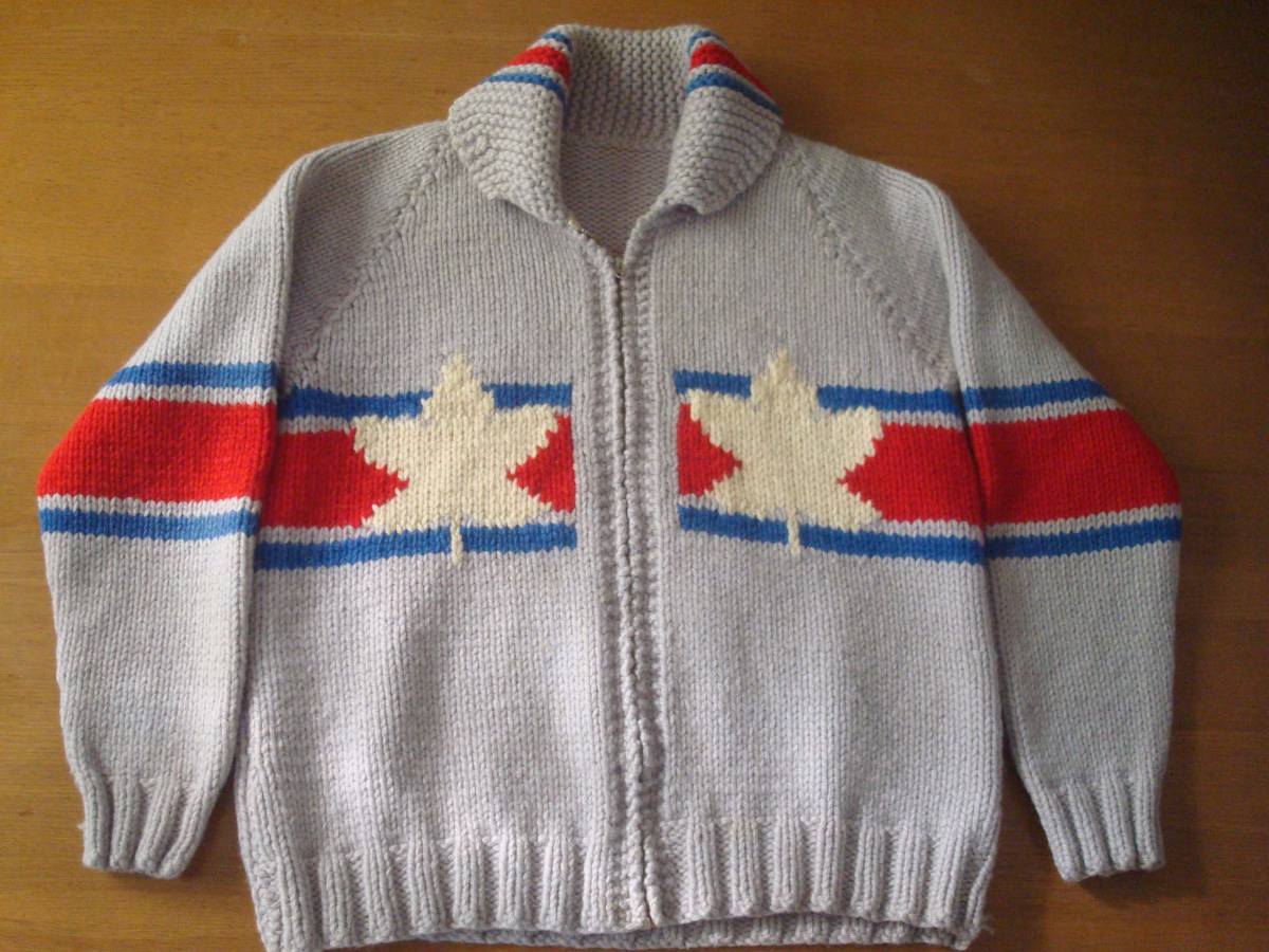 ヴィンテージ カウチンセーター 60s アイスホッケー Yahoo