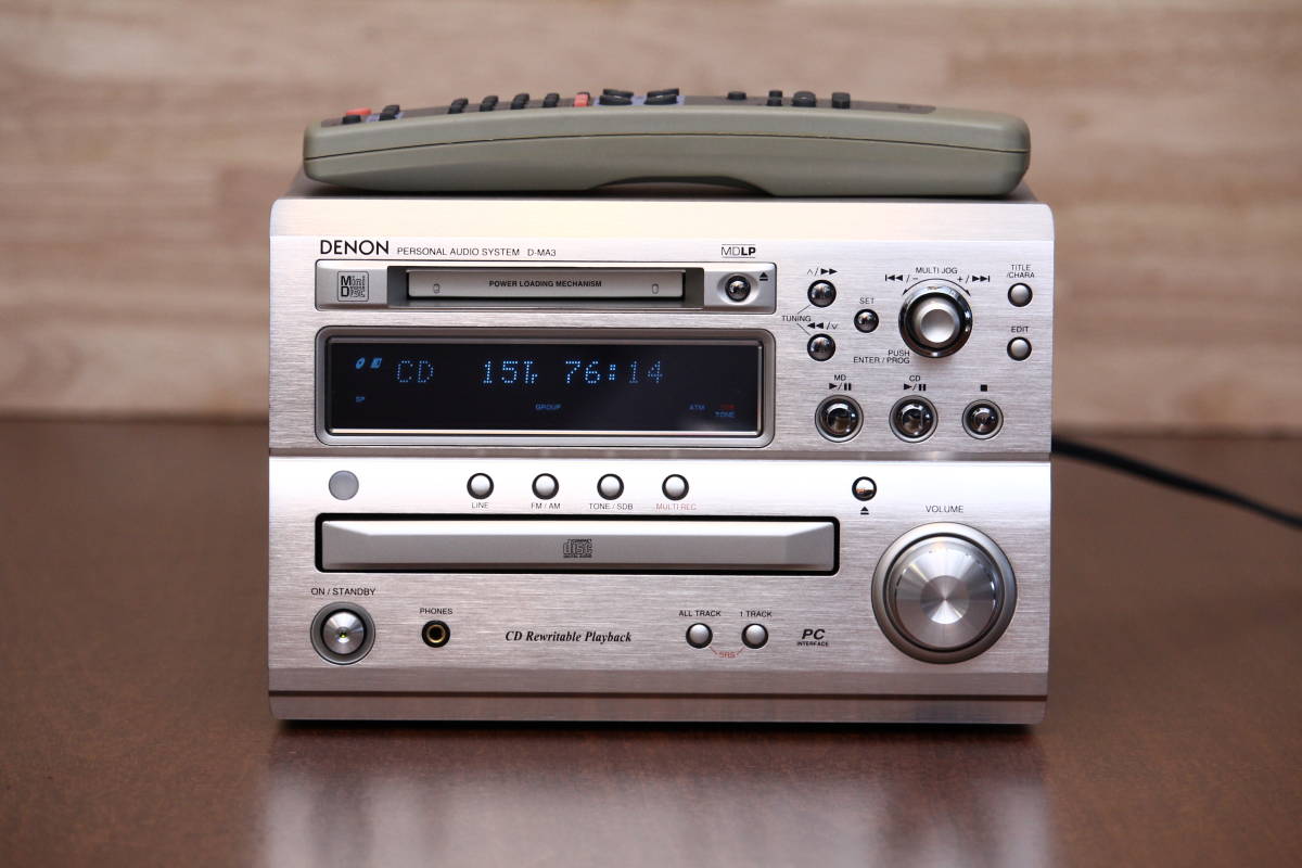 Yahoo!オークション - DENON D-MA3 CD/MD/TUNER/USB-DAC ミニコンポ 美