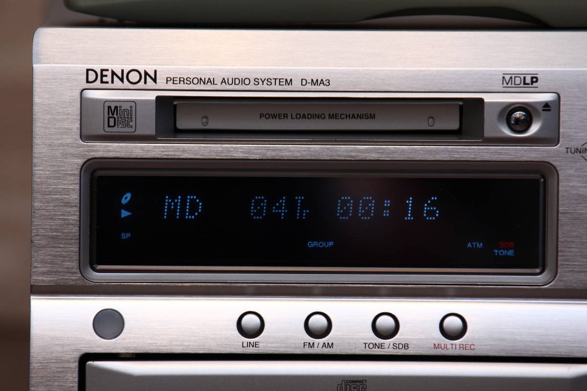 Yahoo!オークション - DENON D-MA3 CD/MD/TUNER/USB-DAC ミニコンポ 美