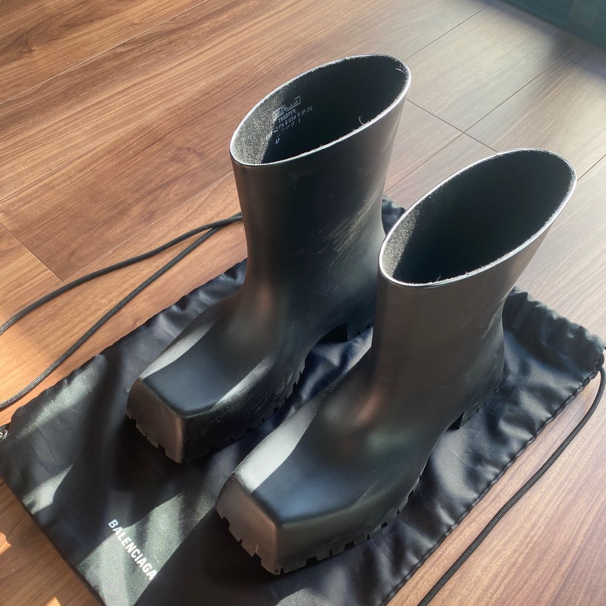 balenciaga バレンシアガ トルーパー ラバーブーツ 43 TROOPER 最終