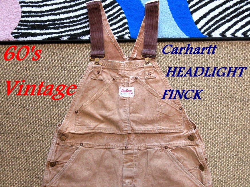 Yahoo!オークション - 希少 60's Carhartt HEADLIGHT FINCK Triple nam