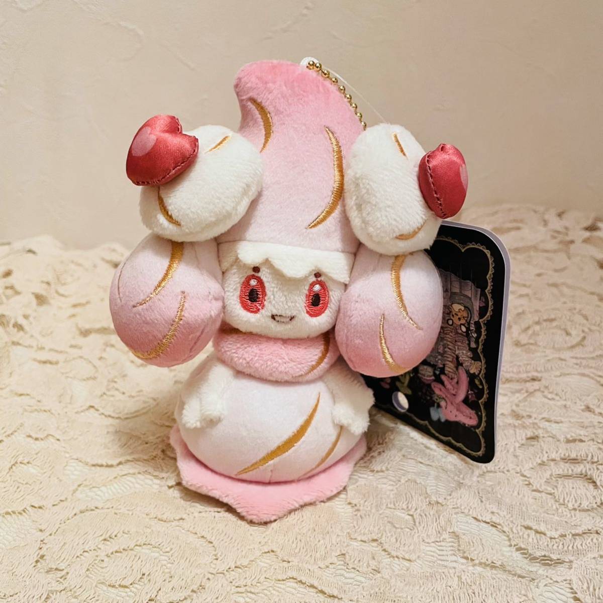 Pokemon Mysterious Tea Party マホイップ マスコット ルビーミックス