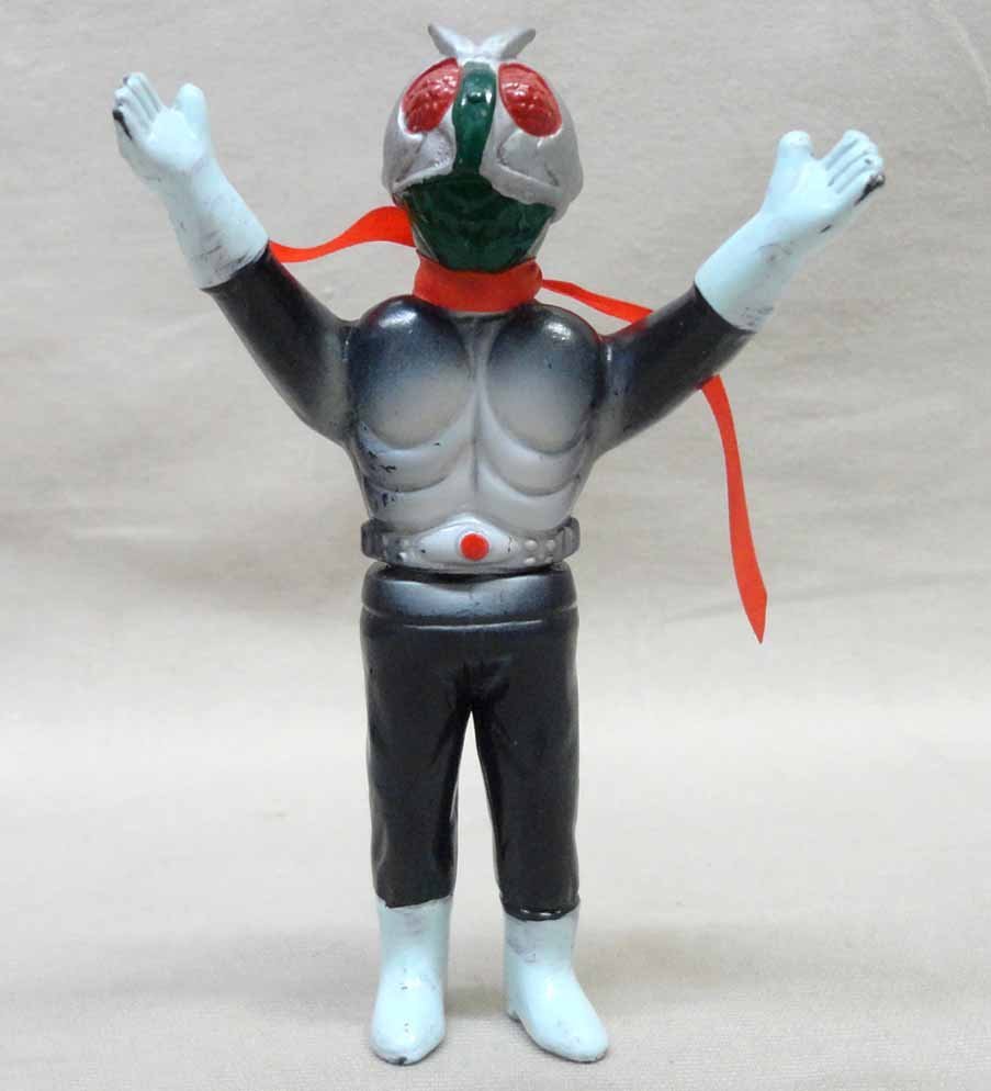 Yahoo!オークション - 旧バンダイ 仮面ライダー1号 ミニ ソフビ 当時物