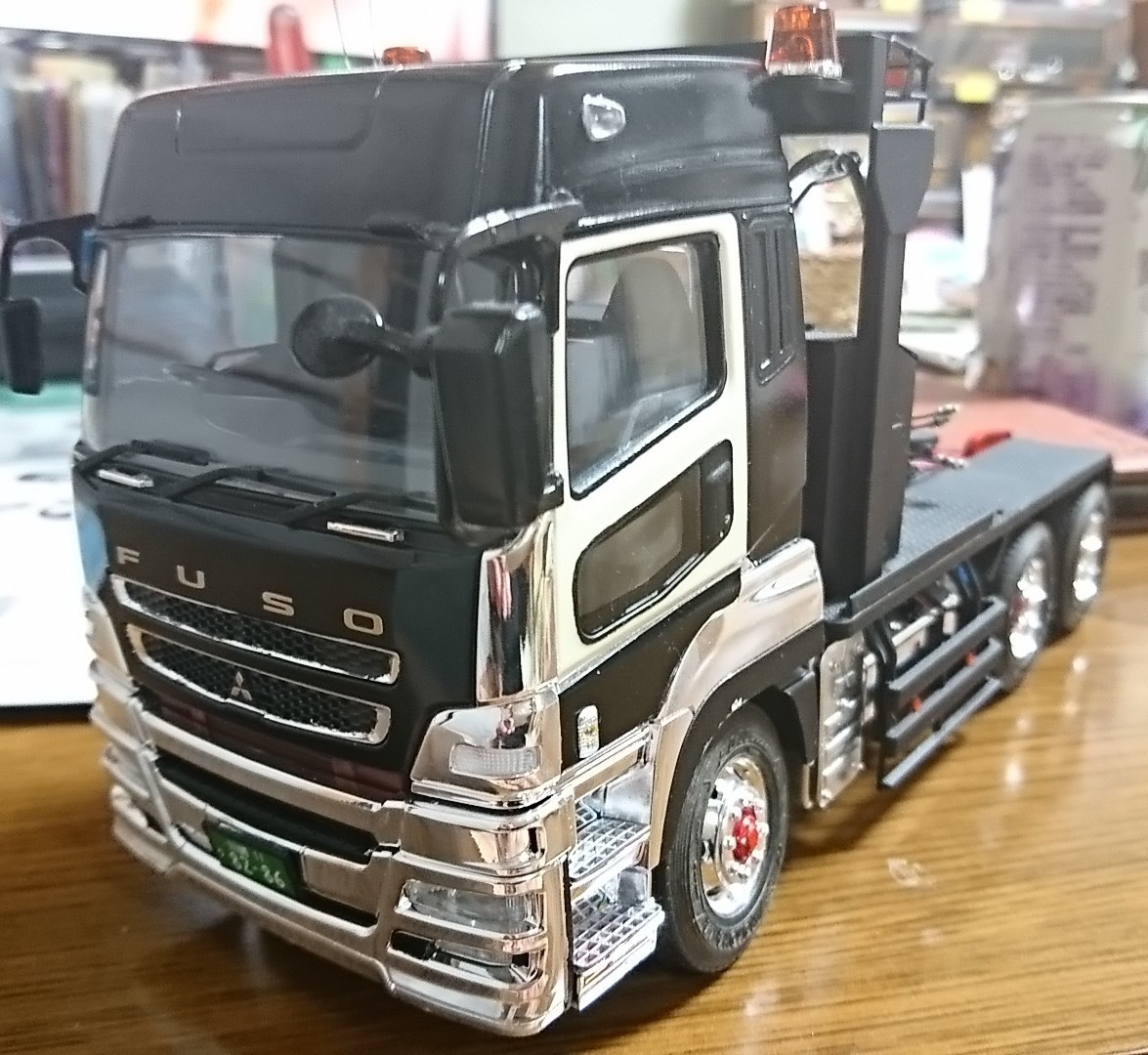 Yahoo!オークション - アオシマ 1/32 スーパーグレート トレーラーヘッ