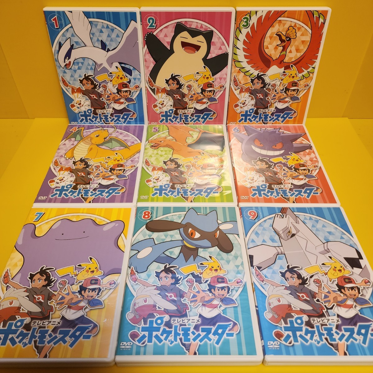 新品ケース ポケットモンスター 2019年版 新無印編 DVD 1巻〜27巻