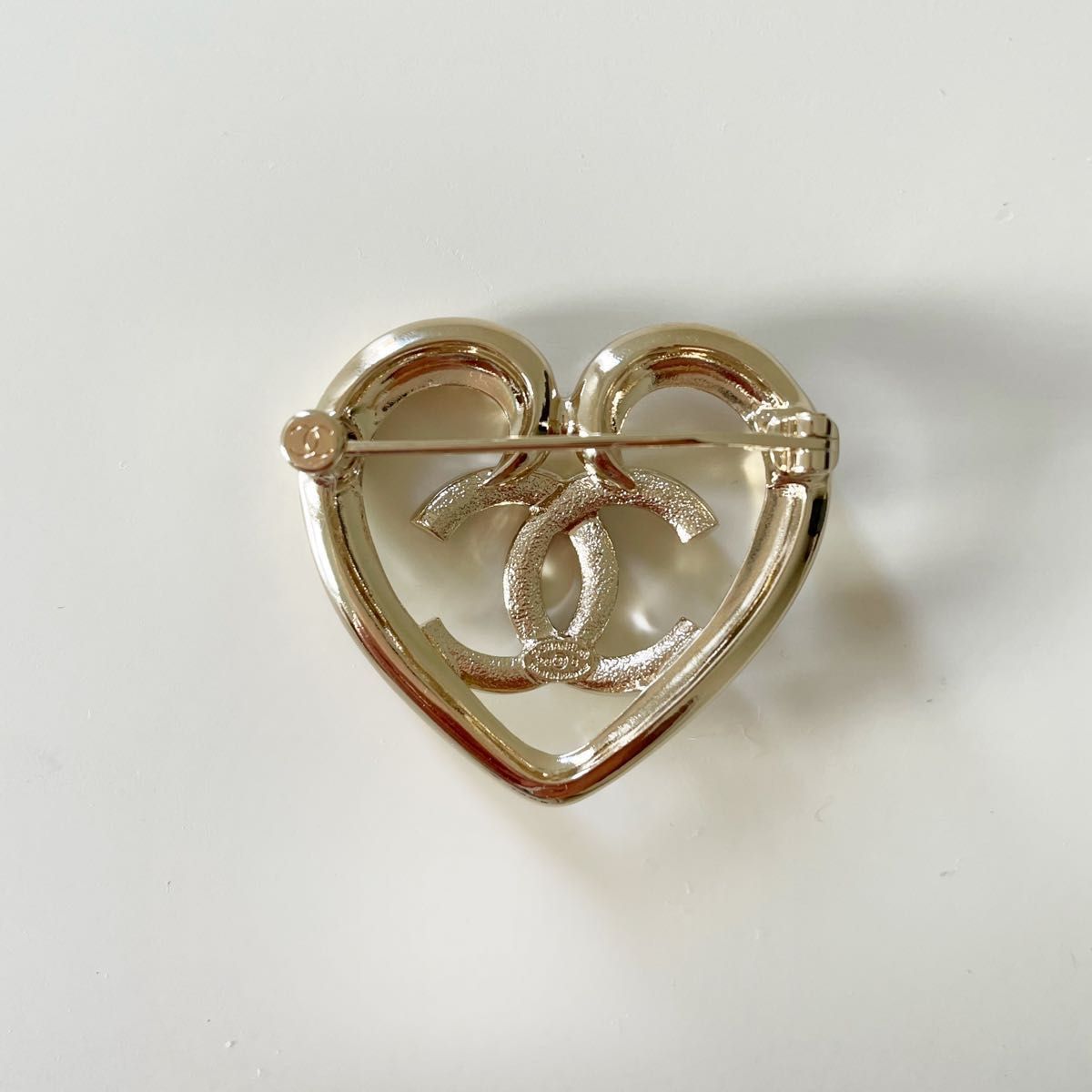CHANEL 今期 完売 ハート ブローチ 新品 シャネル ゴールド｜Yahoo
