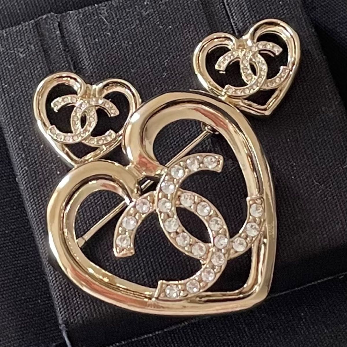 CHANEL 今期 完売 ハート ブローチ 新品 シャネル ゴールド｜Yahoo