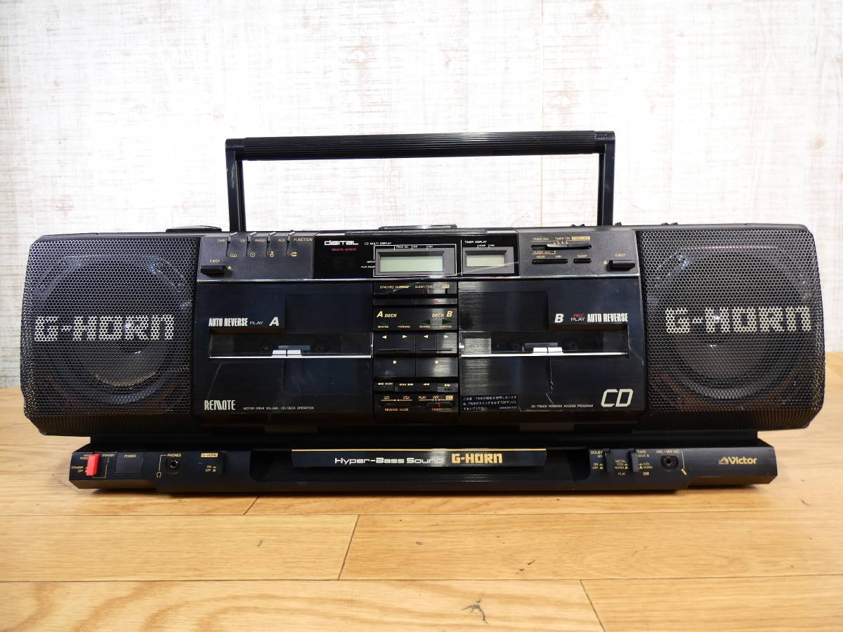 Yahoo!オークション - Victor ビクター G-HORN CD RC-X9 ラジカセ 昭和