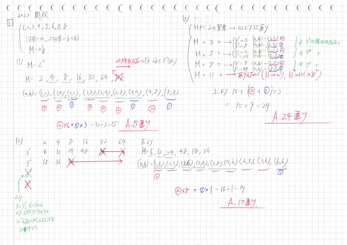 今だけセール 約4割引 塾講師のオリジナル 数学 解説 動画も 灘 筑駒