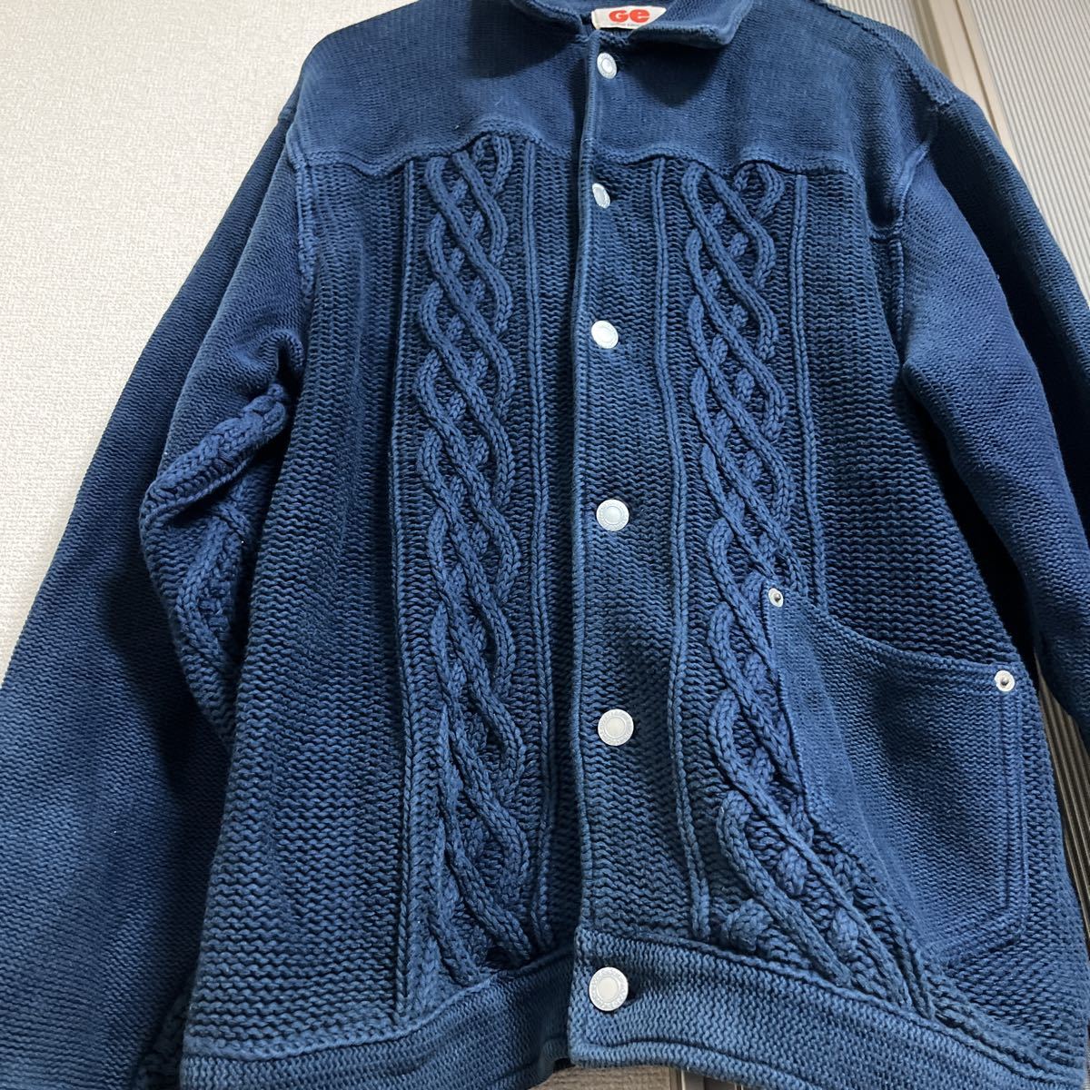 90's 初期 GOOD ENOUGH T-BACK 1st ニット ジャケット