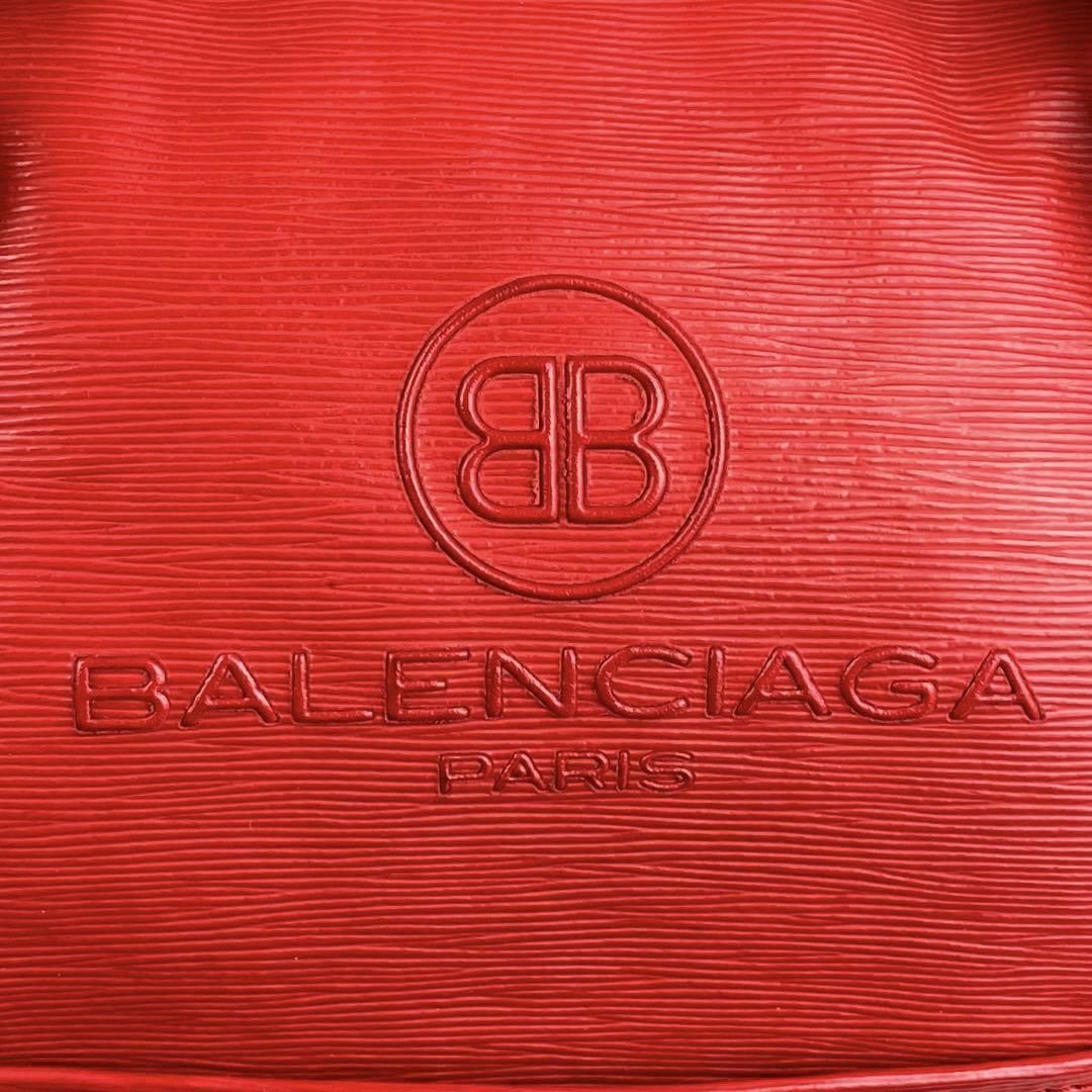 美品 BALENCIAGA バレンシアガ ボストンバッグ ダンロップ BB ロゴ