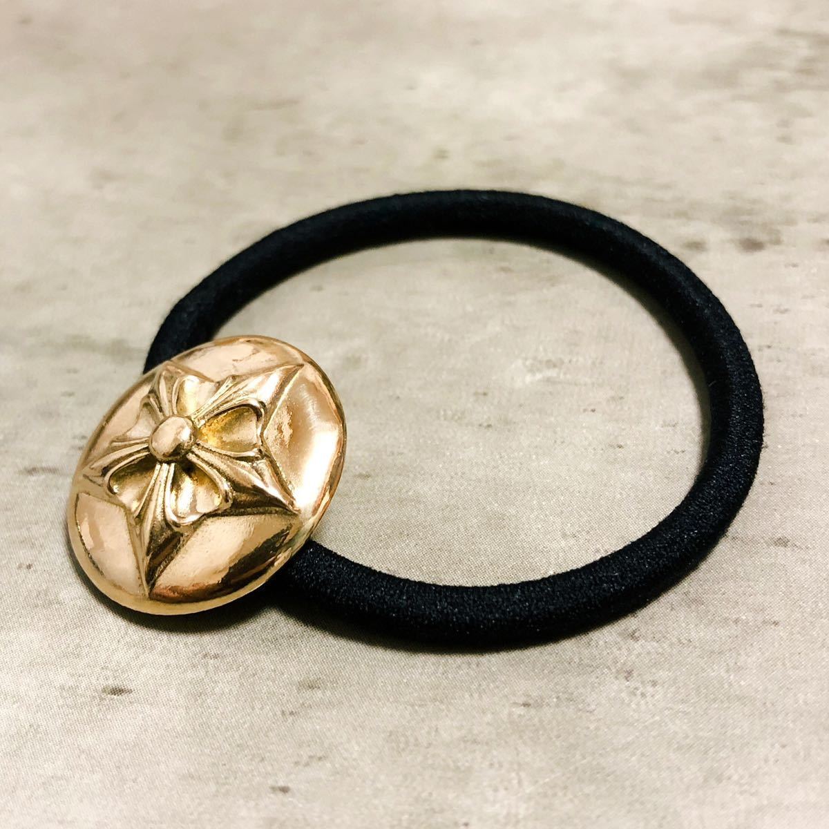 真鍮 スター コンチョ ヘアゴム ヘアバンド ブレス 検) クロムハーツ