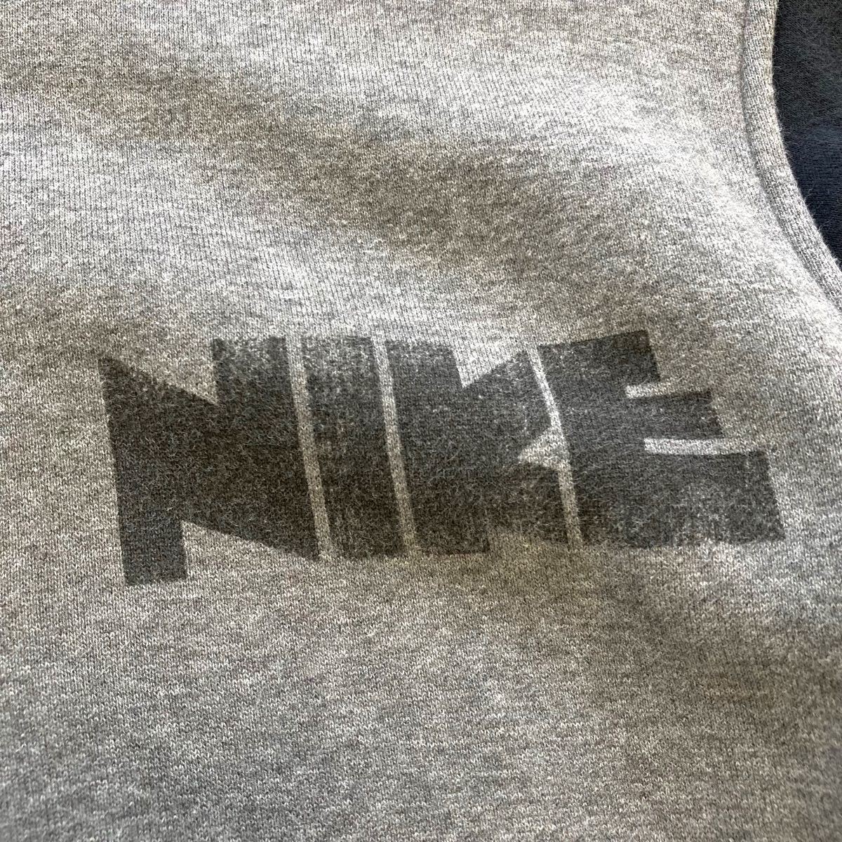 NIKE】ゴツナイキ スウェットスタジャン バイカラー 刺繍ロゴ