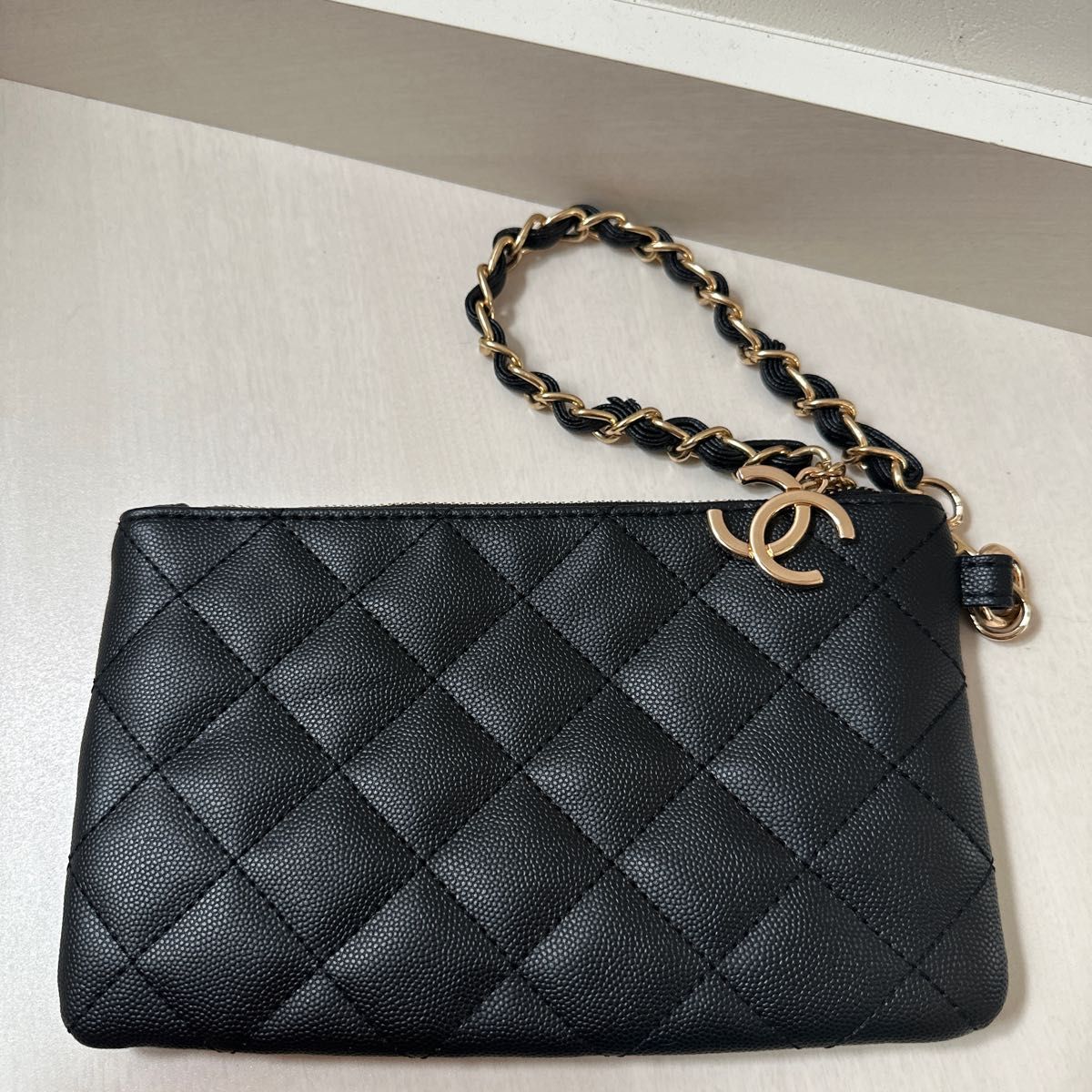 シャネル ノベルティ キルティングポーチ財布 レア｜Yahoo!フリマ（旧