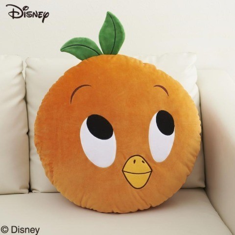 即決 オレンジバード ダイカットクッション 43×43 新品タグ付き