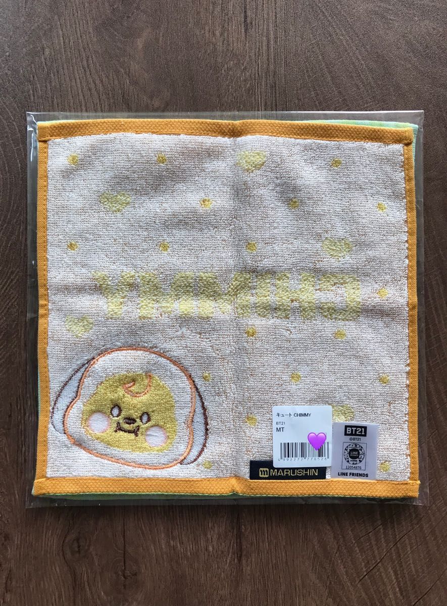 BT21 今治ガーゼミニタオル(未開封) ミニタオル(タグ付) CHIMMY ジミン