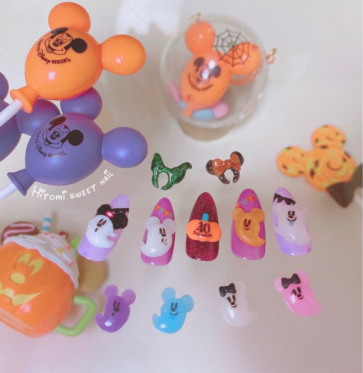 ディズニーハロウィンネイルパーツ（オーダー専用ページ）3D ミッキー