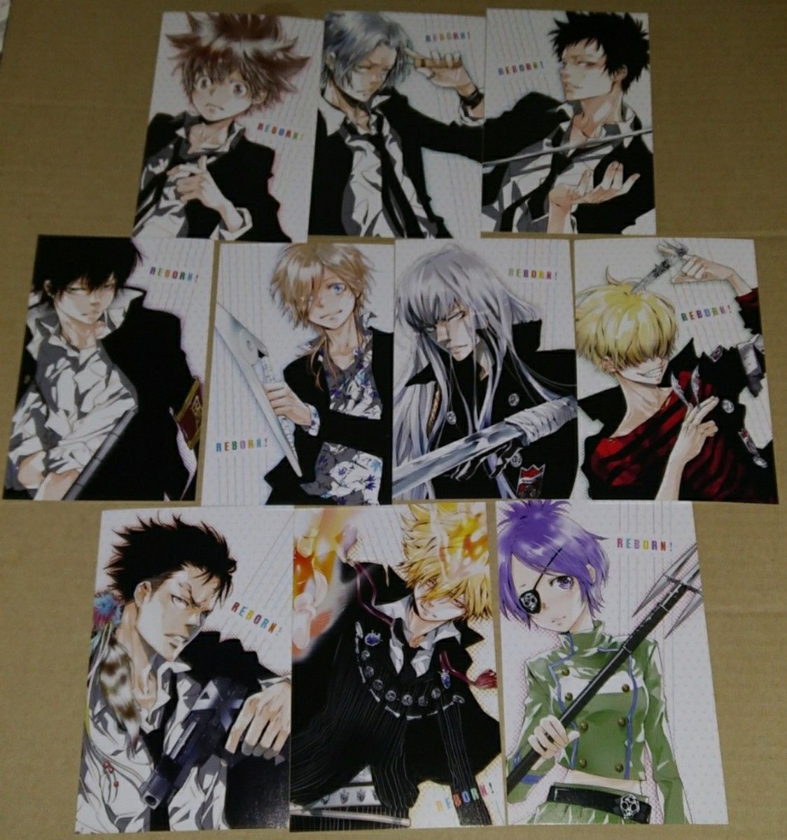 天野明 家庭教師ヒットマンREBORN 全21巻分付録ポストカード21枚
