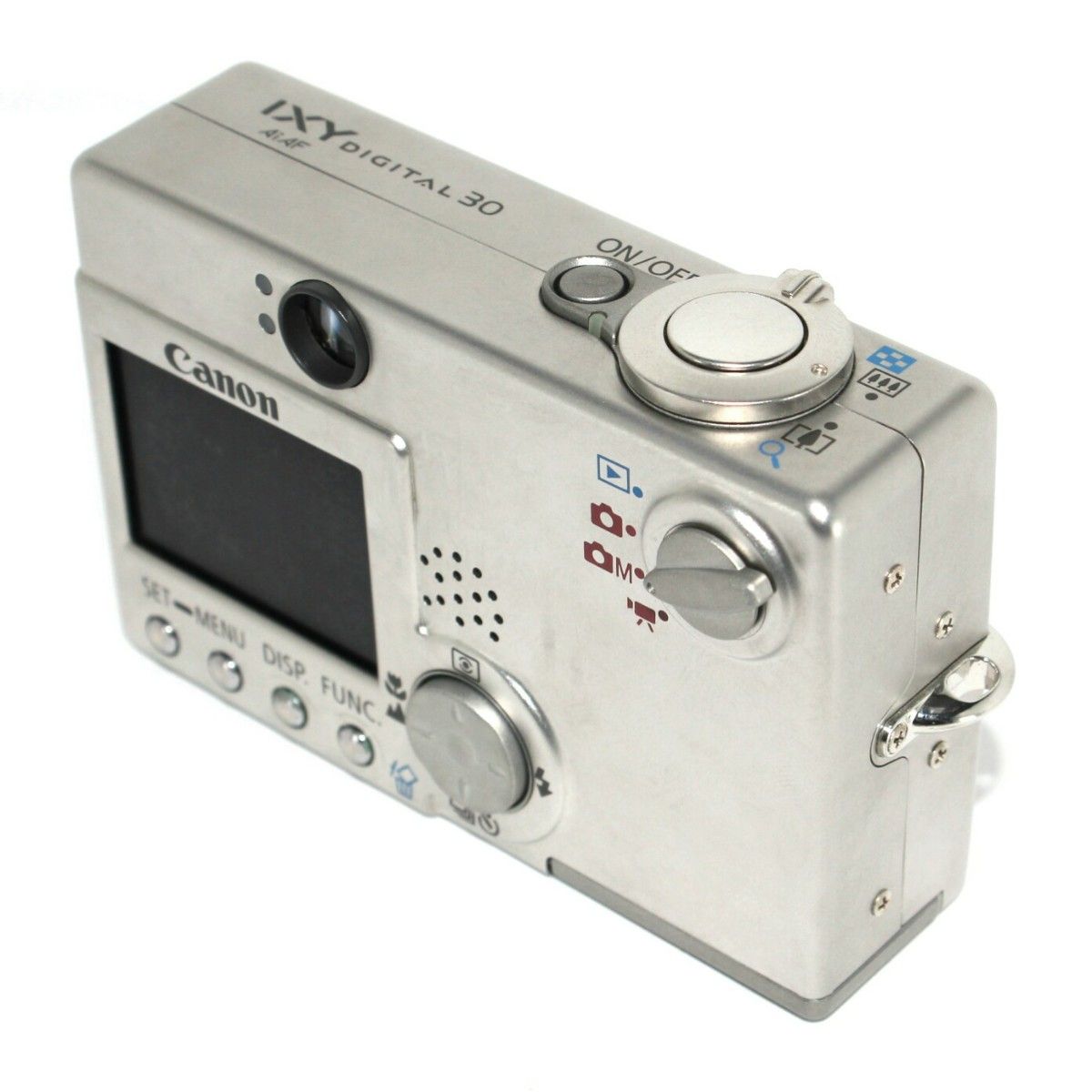 訳あり完動品 Canon IXY DIGITAL 30 コンデジ シルバー SDカード付き