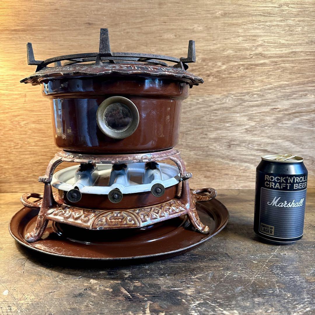 希少】HALLERフルセット ビンテージストーブクッカー アイロンストーブ