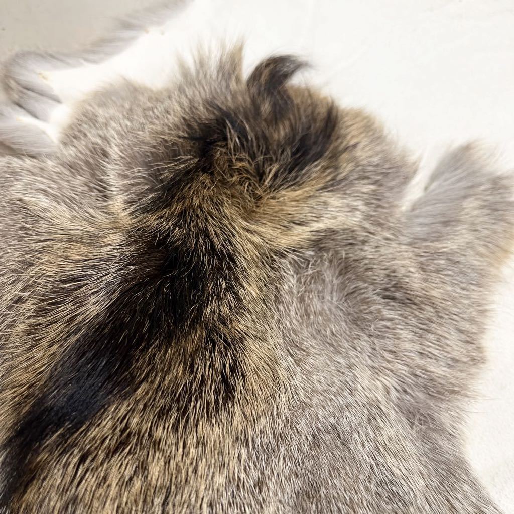 鹿革 ラグマット エゾシカ 蝦夷鹿 敷物 鹿皮オス 冬毛 エゾシカ 毛皮