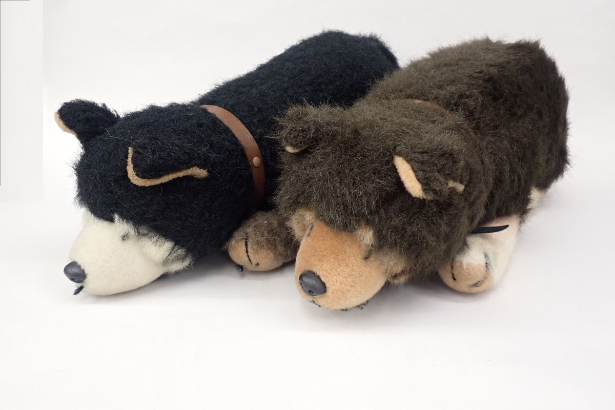 Yahoo!オークション - 昭和レトロ 南極物語 タロ ジロ ぬいぐるみ 犬
