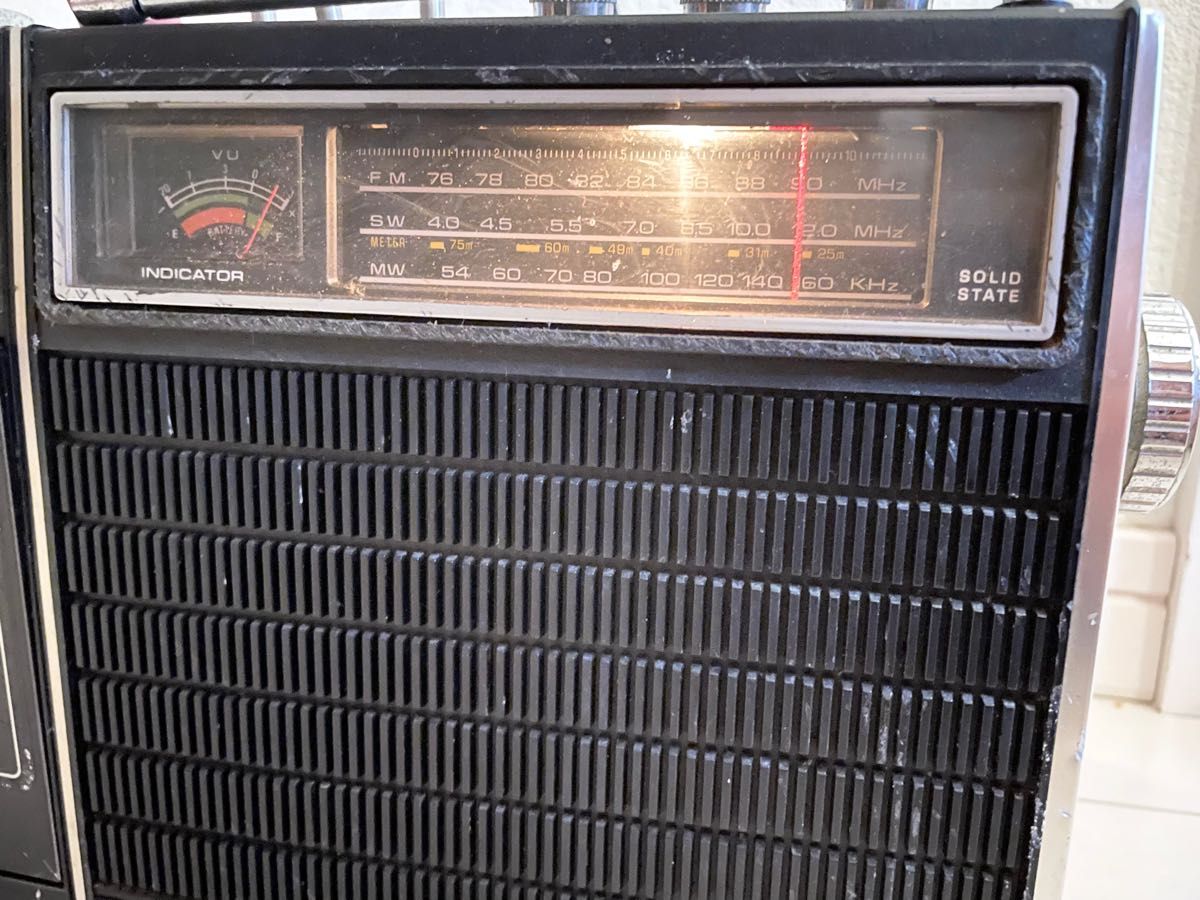 SANYO サンヨー ラジカセ MR-4180 昭和レトロ ジャンク テープ付き