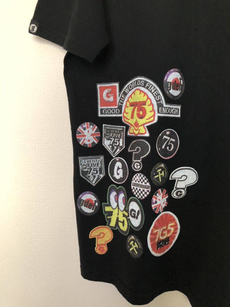 激レア 美品 GOODENOUGH グッドイナフ プリントTシャツ 名作ワッペン